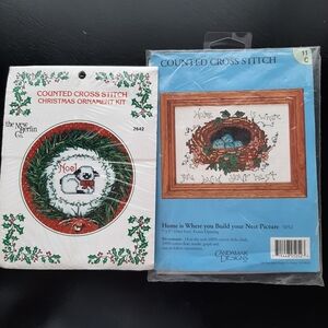 Counted Cross Stitch Kits - Christmas Ornament and Home Design